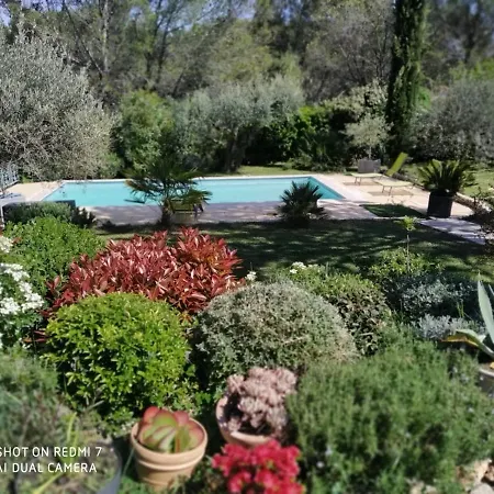 Proche Uzes Petit Gite Avec Grande Cuisine D'Ete Et Piscine Saint-Siffret Exterior photo